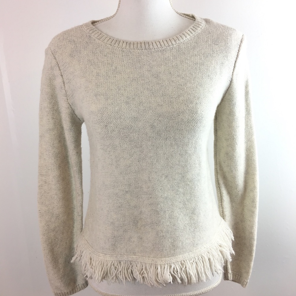 Louβ & Grey Wool Blend Long Sleeve Sweater β¦